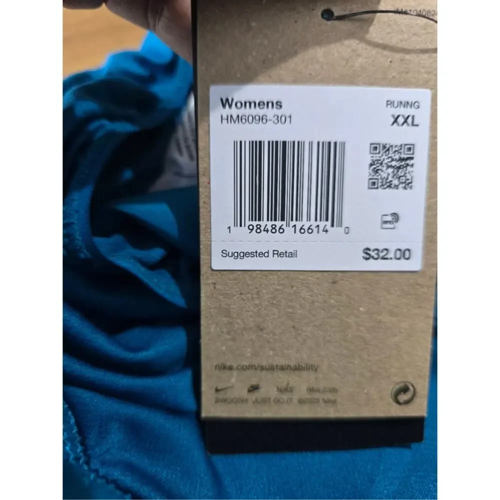 Nike Women's Blue Activewear Running Shorts NWT Size 2XL